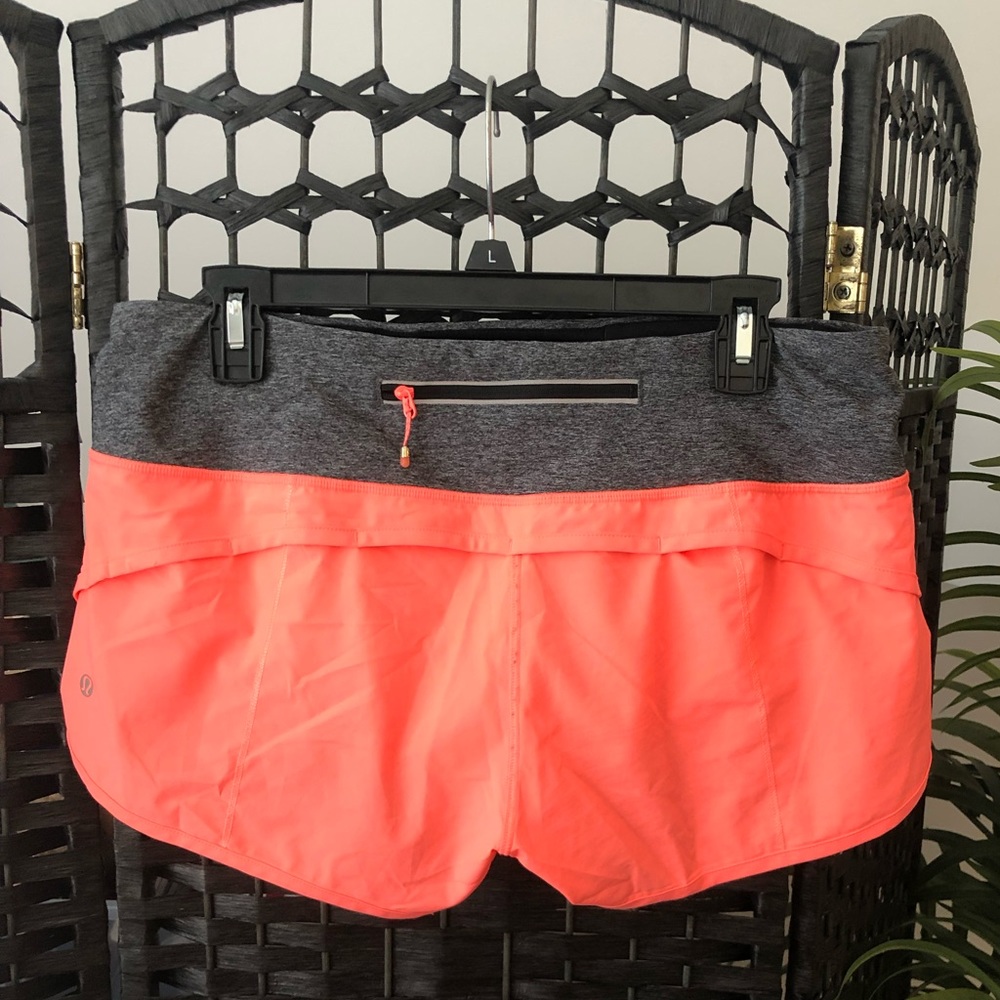 LULULEMON speed up 2.5 shorts - pink